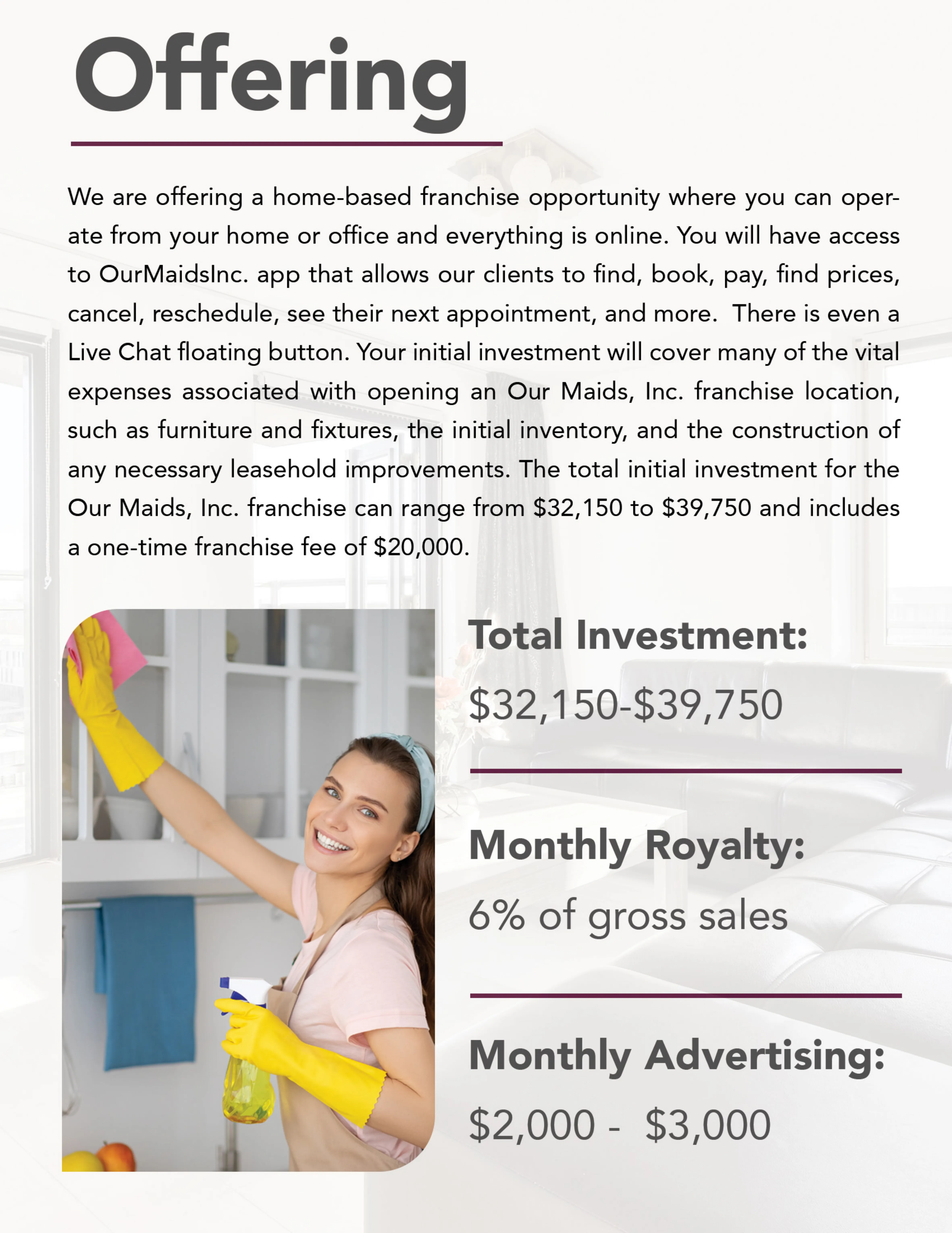Best Residential and Commercia l Cleaning Franchise